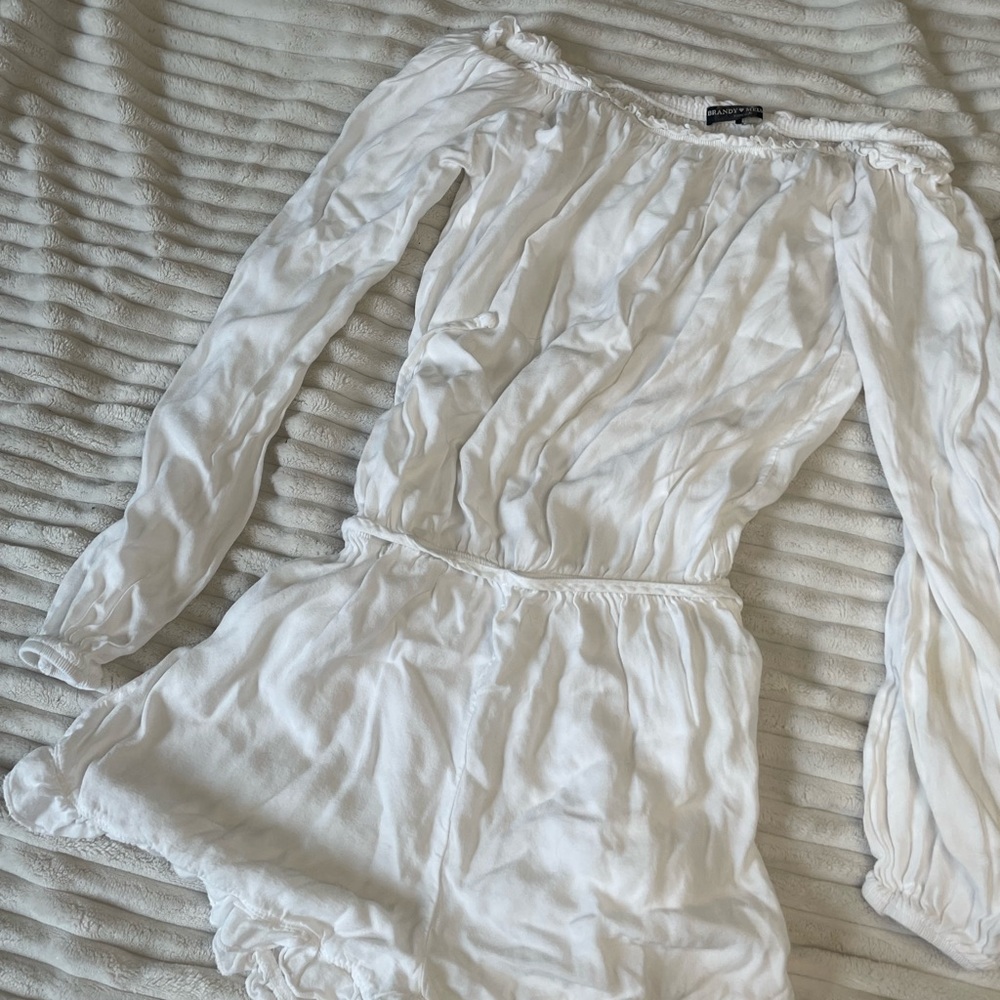 Brandy Melville One Size White Romper